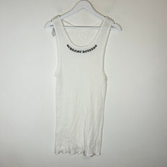 Chrome Hearts White Logo Tank Top Size L