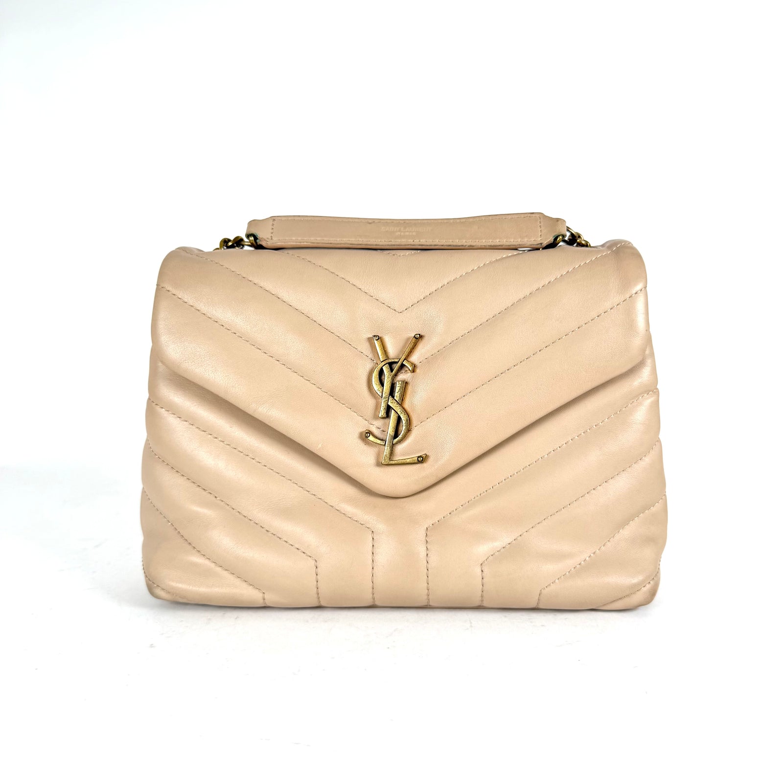 Saint Laurent LouLou Matelasse Chevron Shoulder Bag