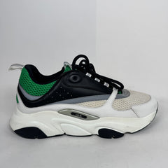 Dior B22 White/Green Sneaker Size 44