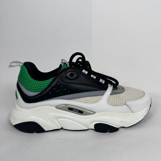 Dior B22 White/Green Sneaker Size 44