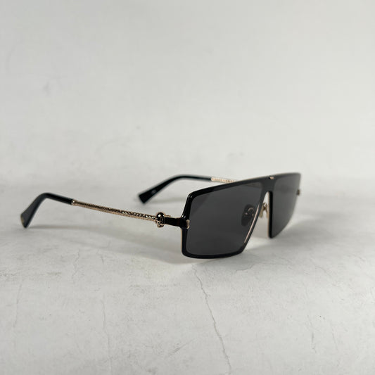 John Varvatos Black/Gold Sunglasses