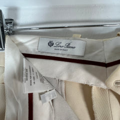 Loro Piana Virgin Wool Khaki Trousers Size 46