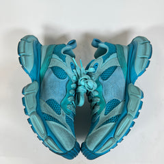 Balenciaga Blue Suede Distressed 3XL Sneaker Size 44