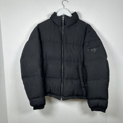 Prada Black Puffer Jacket Size 50