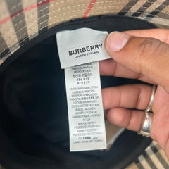 Burberry Tan Pattern Bucket Hat Size XL