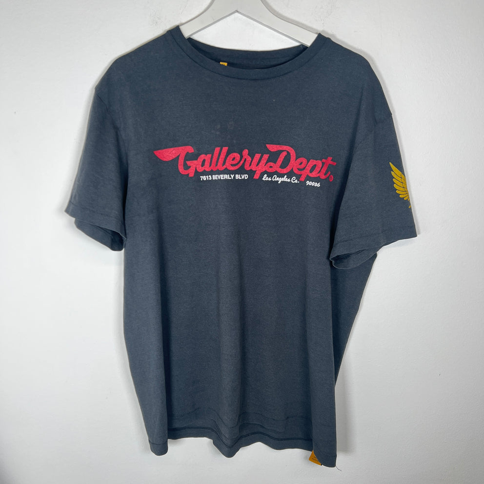 Gallery Dept Black Mechanic Tee Size S