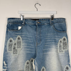 Who Decides War Patched Arch Carpeneter Shorts Size 40