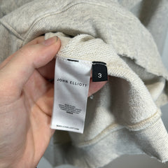 John Elliot Distressed Grey Hoodie Size L