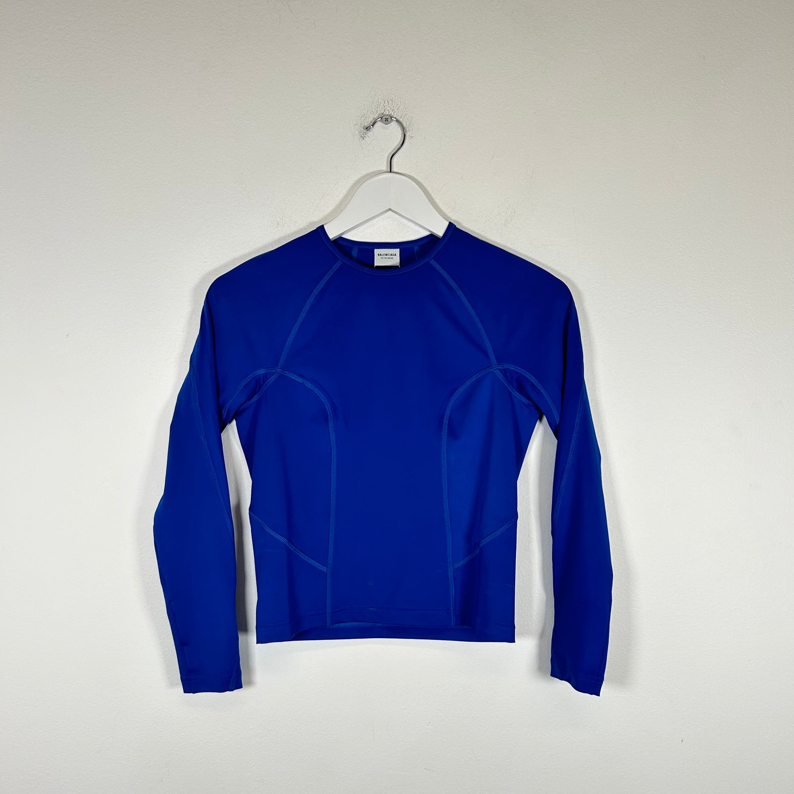 Balenciaga Blue Sporty B LS Shirt Size M