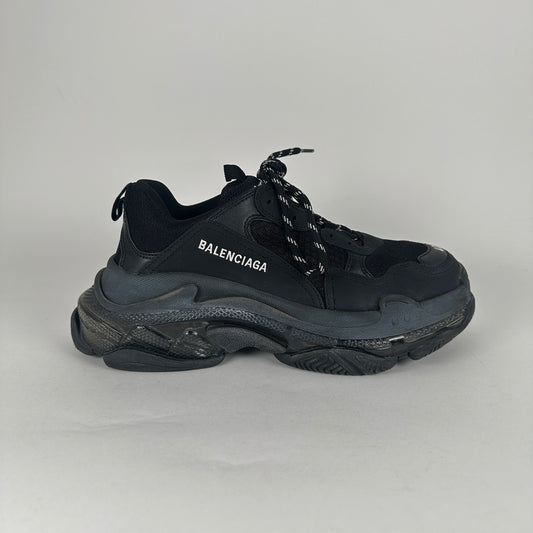 Balenciaga Triple Black Triple S Sneaker Size 7