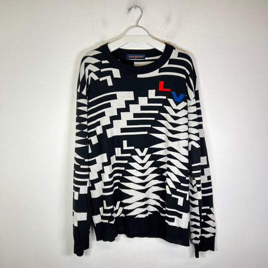 Louis Vuitton Geometric Fire Tree Monogram Sweater