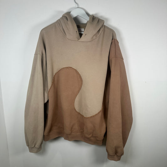 ERL Brown Swirl Hoodie Size XXL