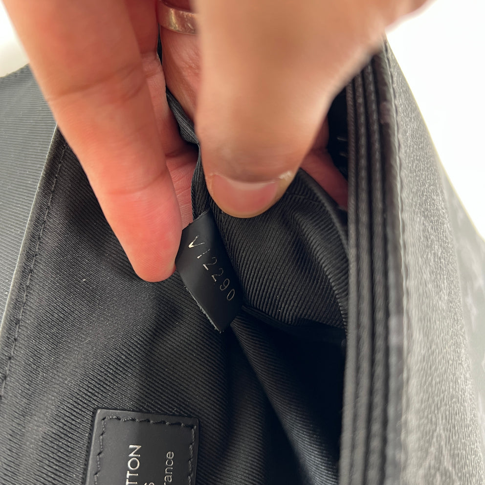 Louis Vuitton Black Monogram District Messenger Bag