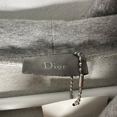 Dior Homme Grey/Yellow Striped Hoodie Size S