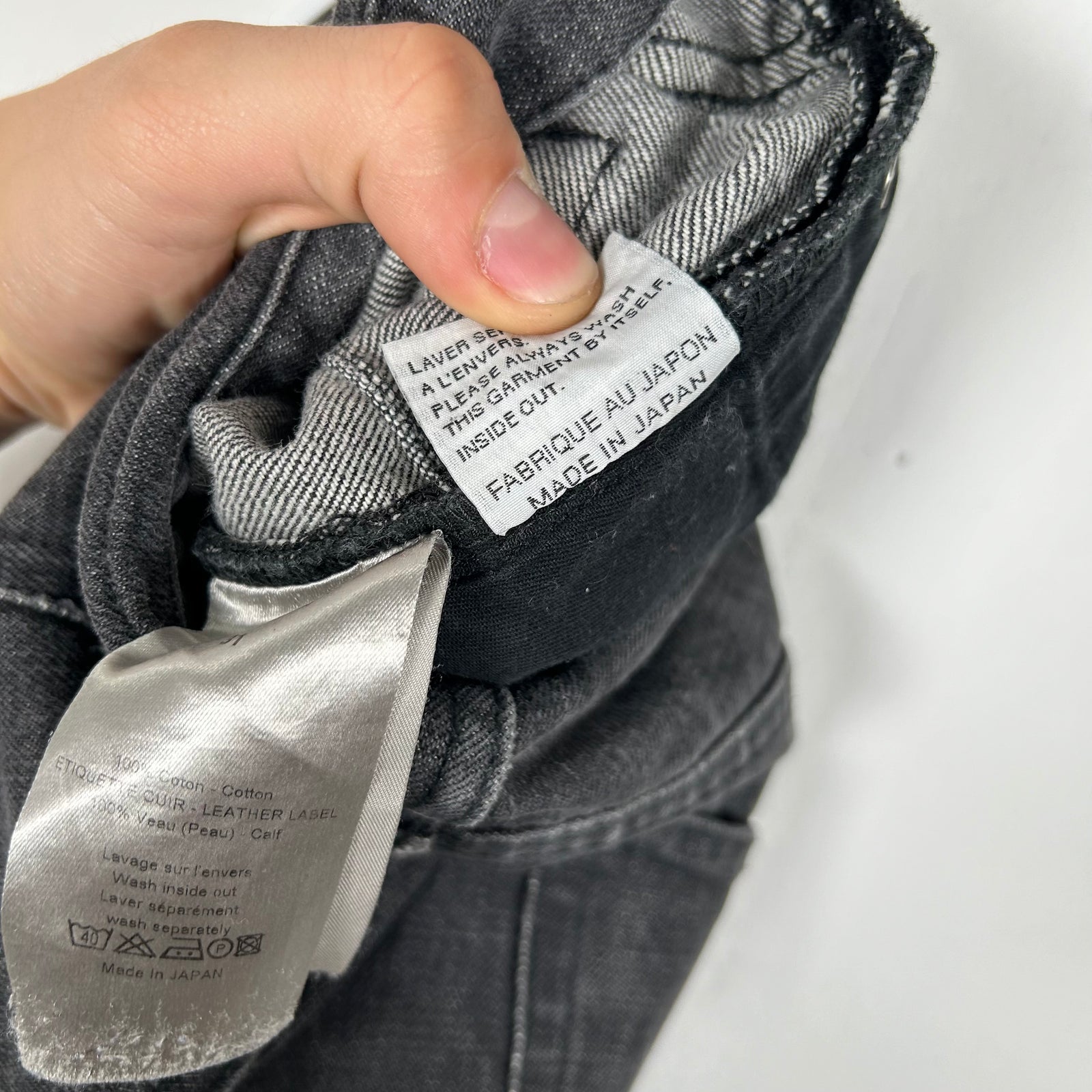 Dior Grey Denim Jeans Size 31