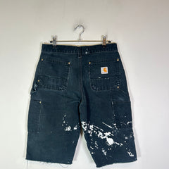 Carhartt Paint Splatter Double Knee Carpenter Shorts