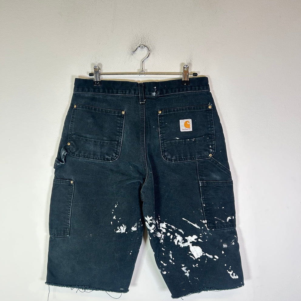 Carhartt Paint Splatter Double Knee Carpenter Shorts