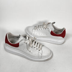 Alexander Mcqueen White/Red Low Sneaker Size 11