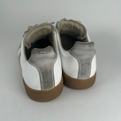 Maison Margiela White/Gray GAT Low-Top Sneaker Size 46