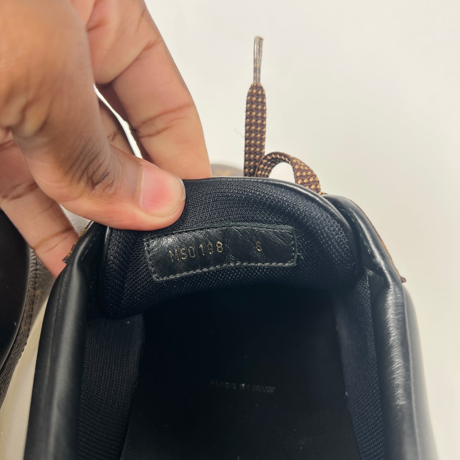 Louis Vuitton Brown Monogram Luxembourg Low-Top Sneaker Size LV 8