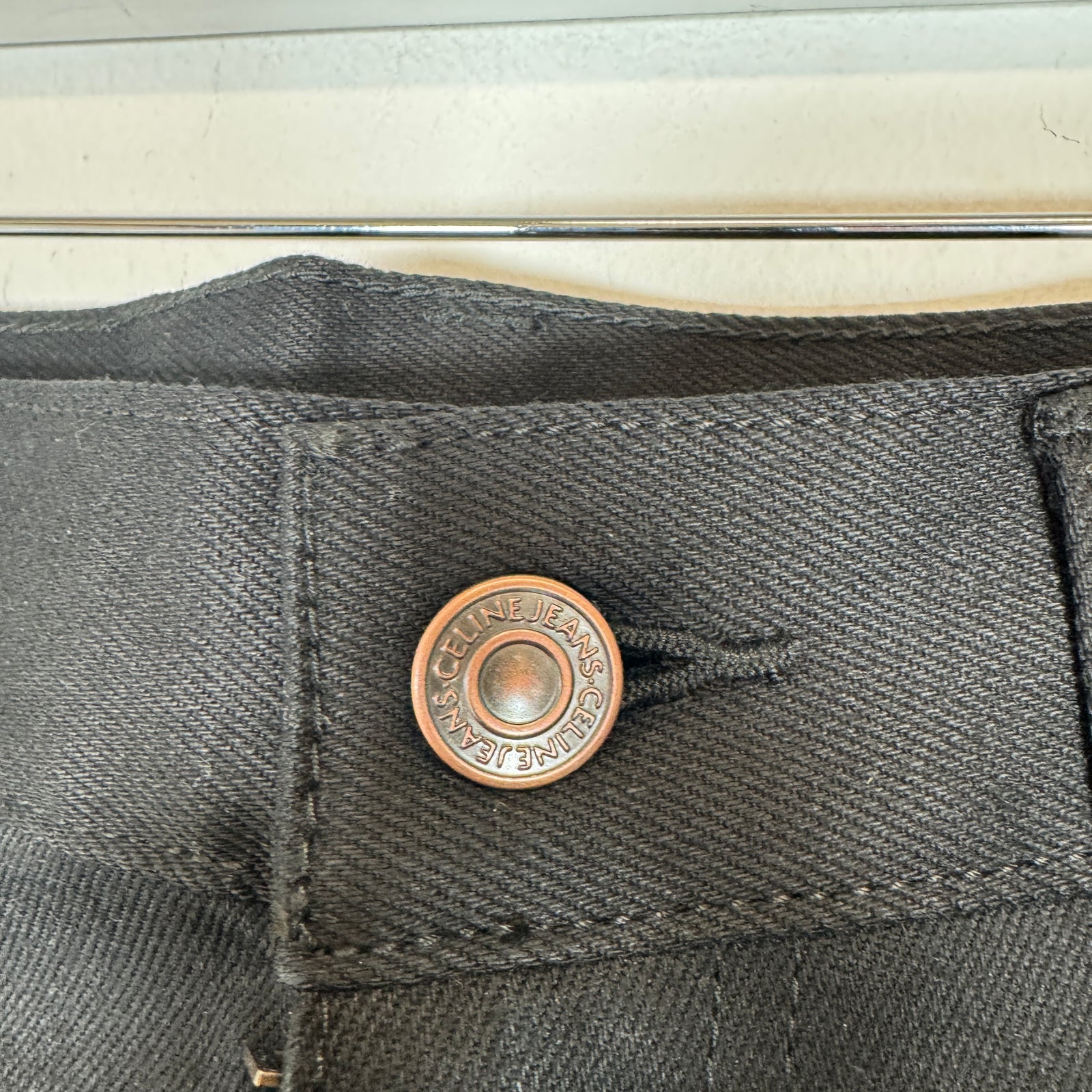 Celine Black Japanese Denim Jeans Size 30