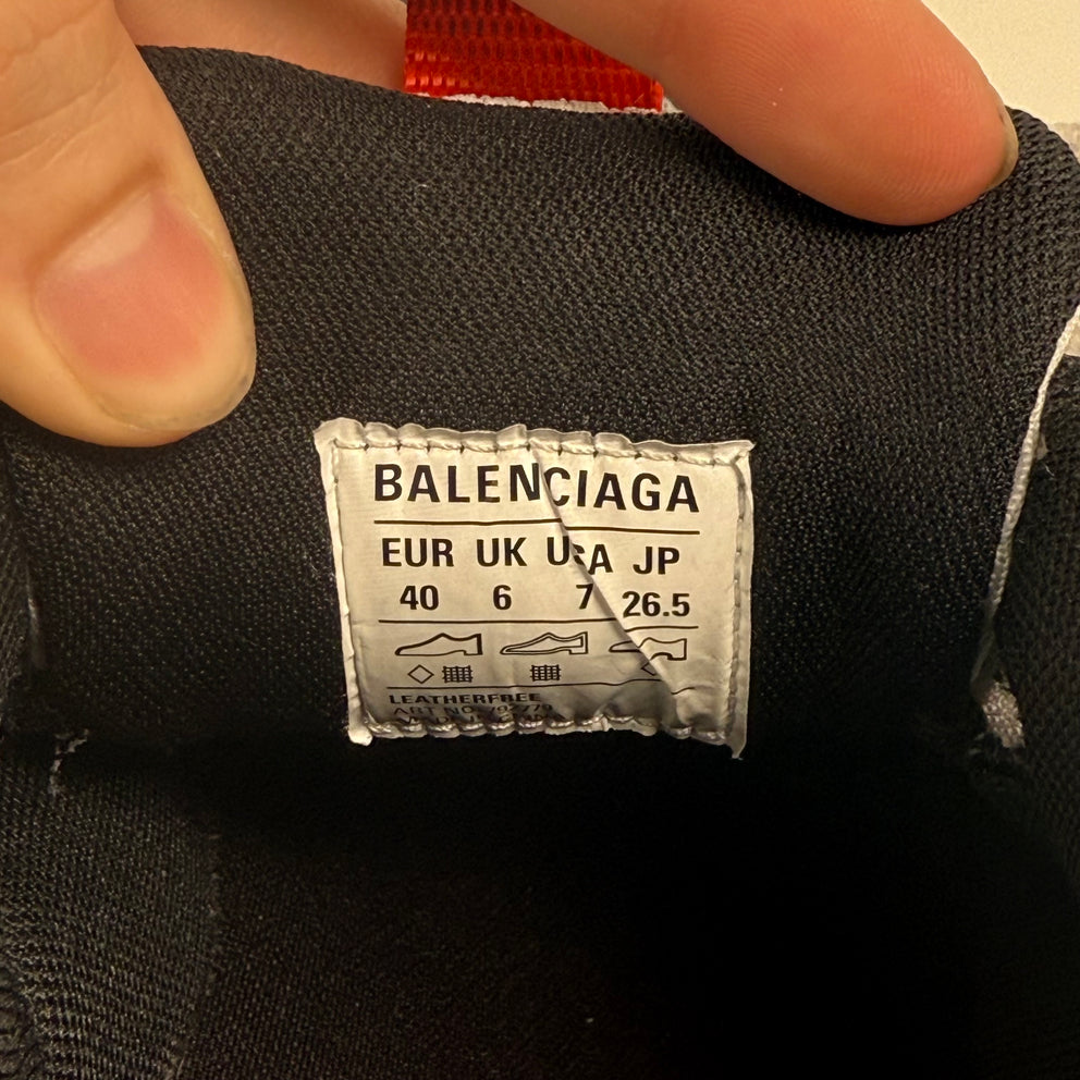 Balenciaga Grey/Red 10XL Sneakers Size 40