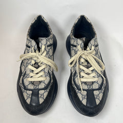 Gucci Navy GG Rhyton Sneaker Size GG 11