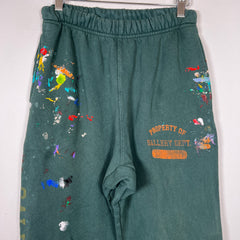 Gallery Dept Green Paint Splatter Sweatpants Size M