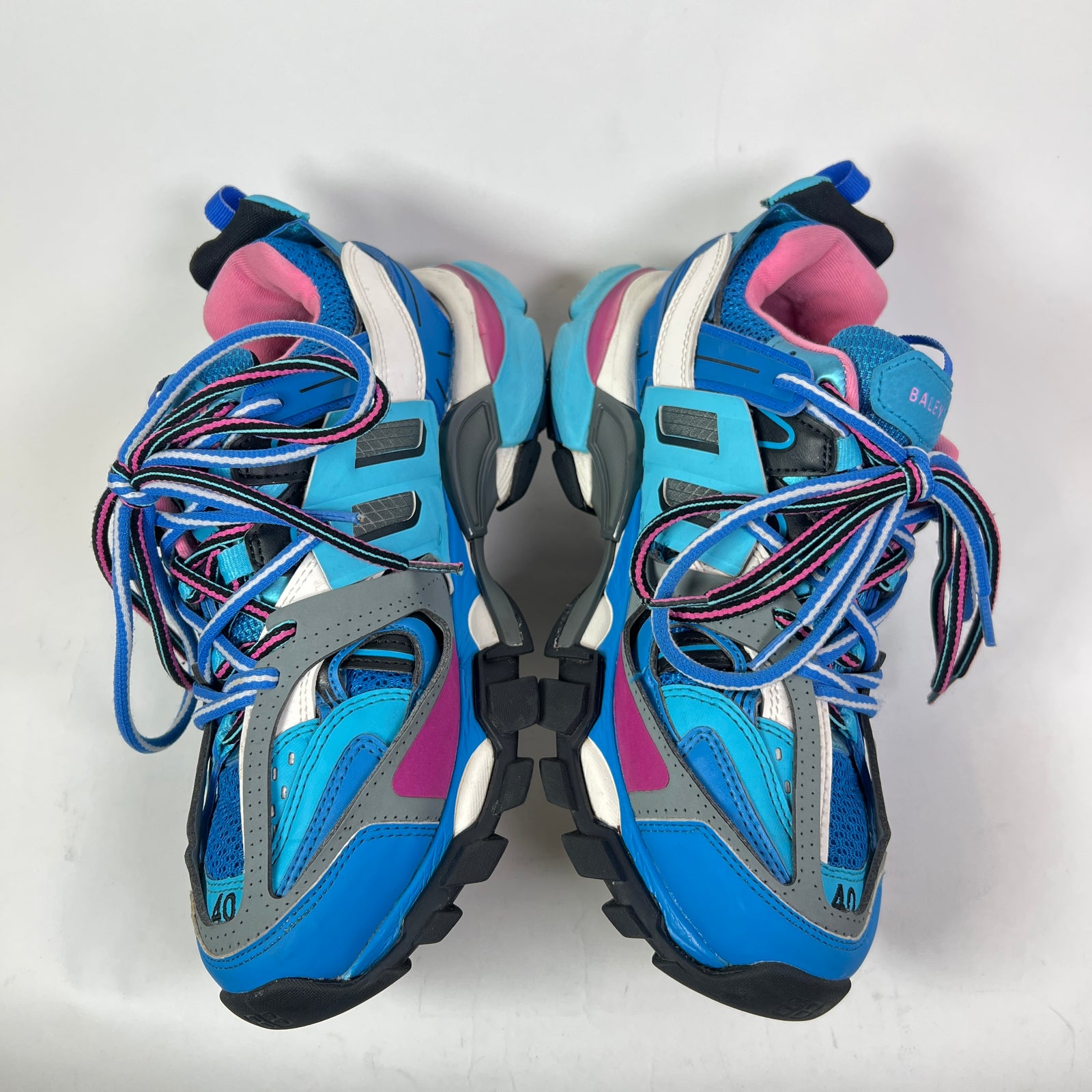 Balenciaga Blue/Pink Track Sneaker