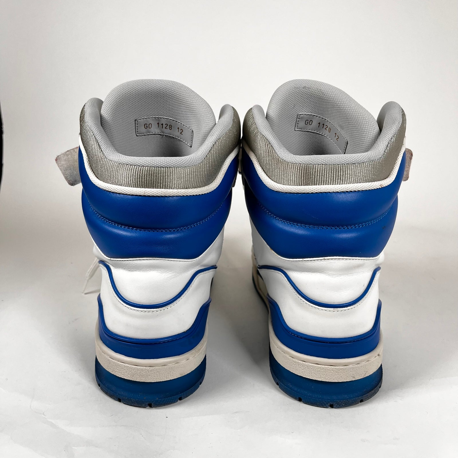 Louis Vuitton Blue High Trainers LV 12