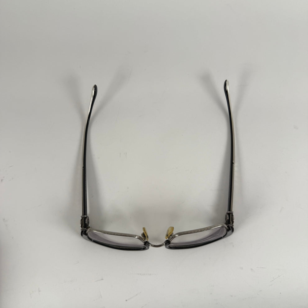 Chrome Hearts Black 'Flaps' Glasses