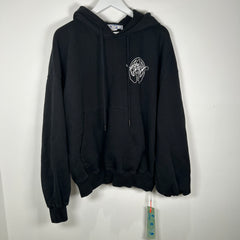 Off-White Hand Arrows Logo Black Hoodie Size XL
