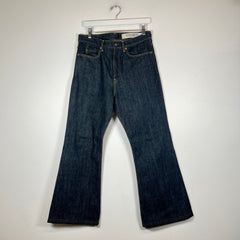 Kapital Dark Blue Okabellbo Flared Jeans Size 32