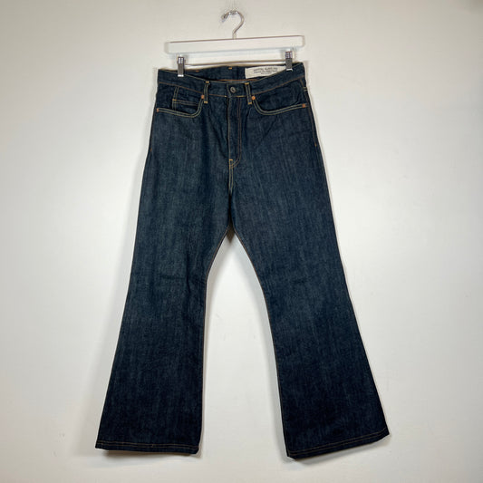 Kapital Dark Blue Okabellbo Flared Jeans Size 32