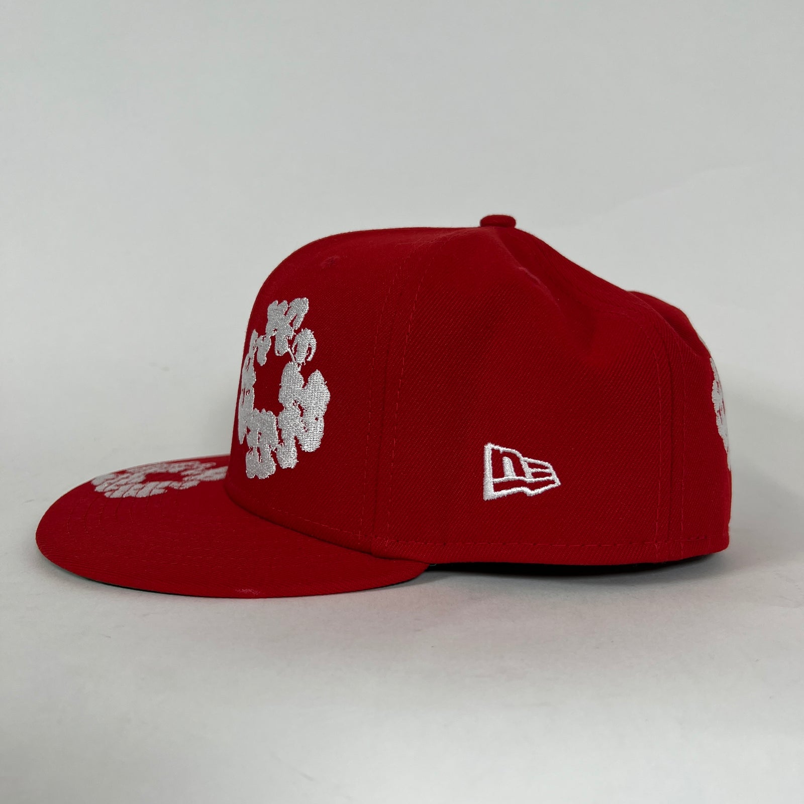 Denim Tears Red Fitted Hat Size 7 7/8
