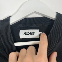 Palace Black Polaroid Logo Knit Longsleeve Size Medium
