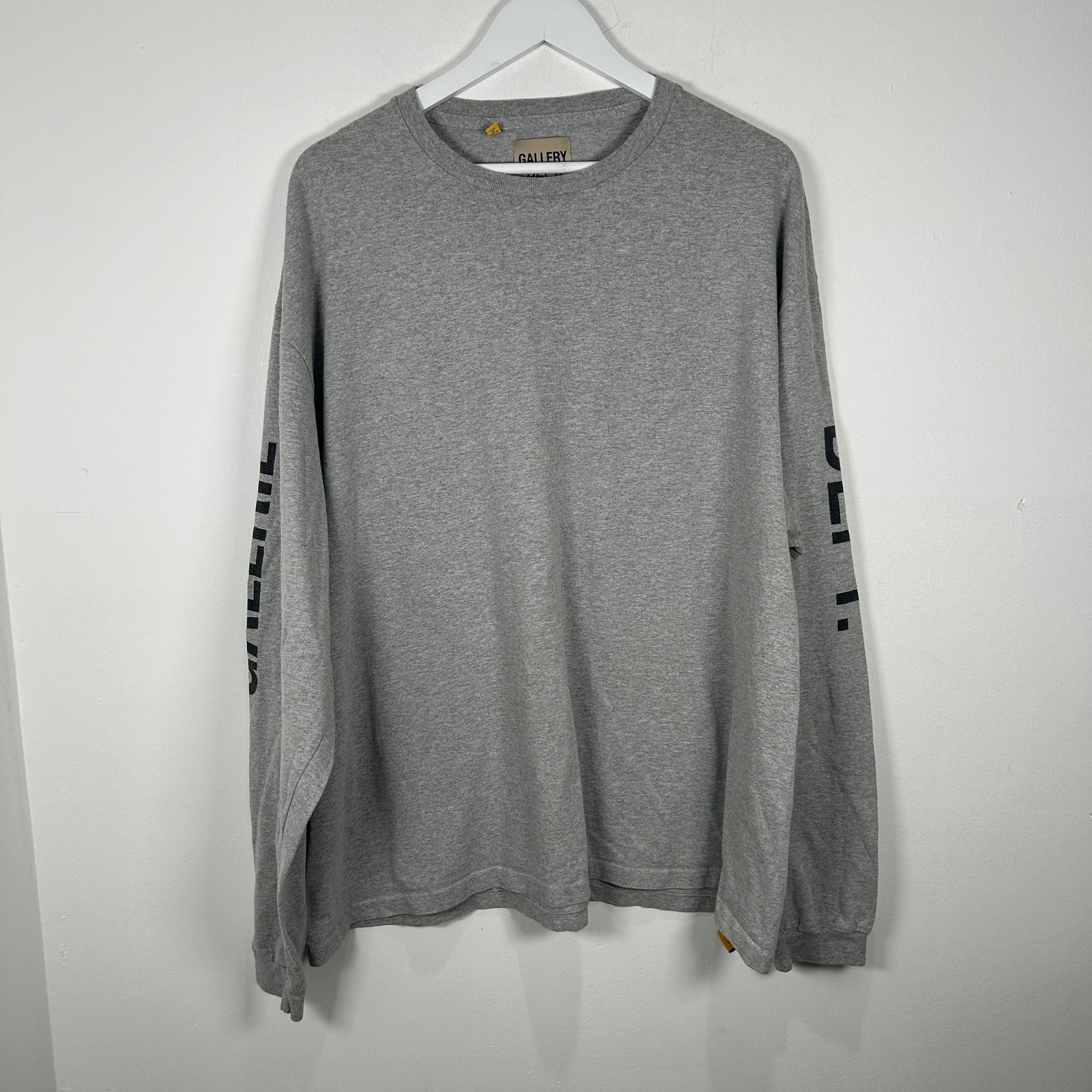 Gallery Dept. Grey Logo Long-Sleeve Size XXL