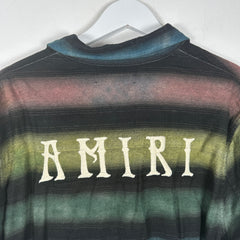 Amiri Striped 'Trees' Logo Flannel Shirt Size M