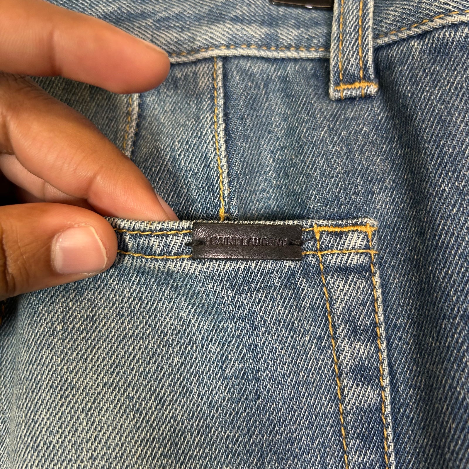 Saint Laurent Blue D51 Denim Size 25