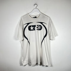 Hellstar White Warm Up T-Shirt Size XL
