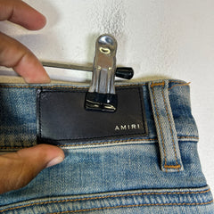 Amiri Distressed Core Logo Jeans