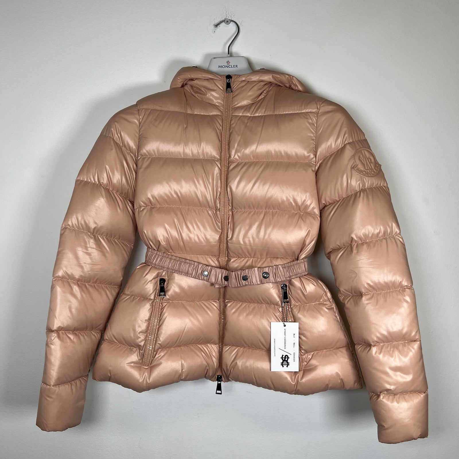 Moncler Rhin Rose Pink Down Jacket Size 0
