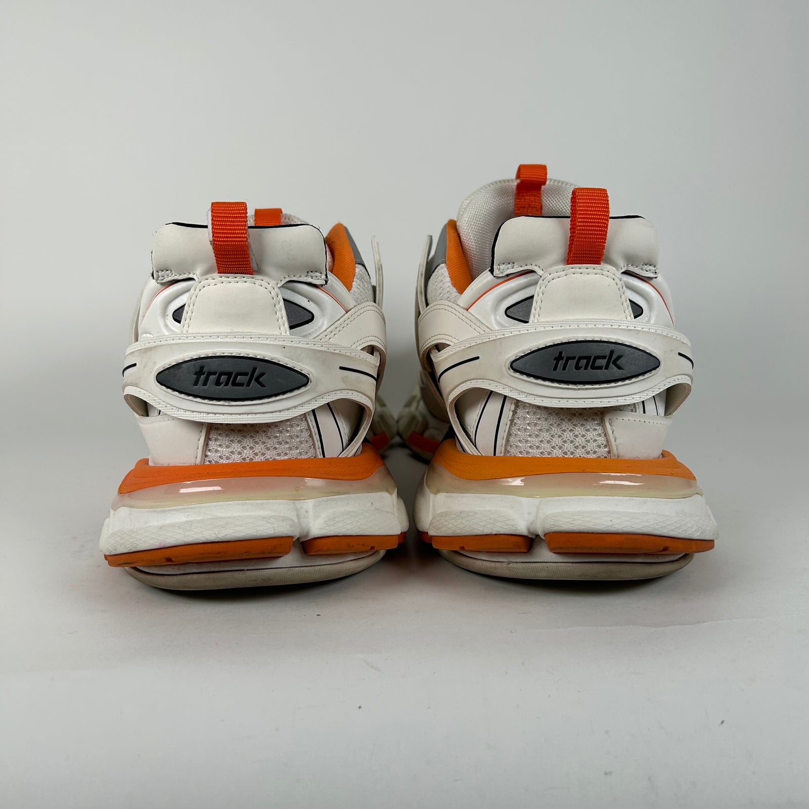 Balenciaga Orange/White Track Sneaker Size 12
