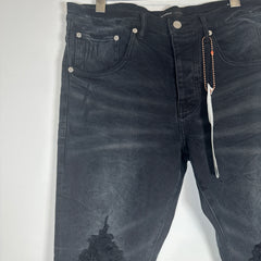 Purple Black Jeans Size 34