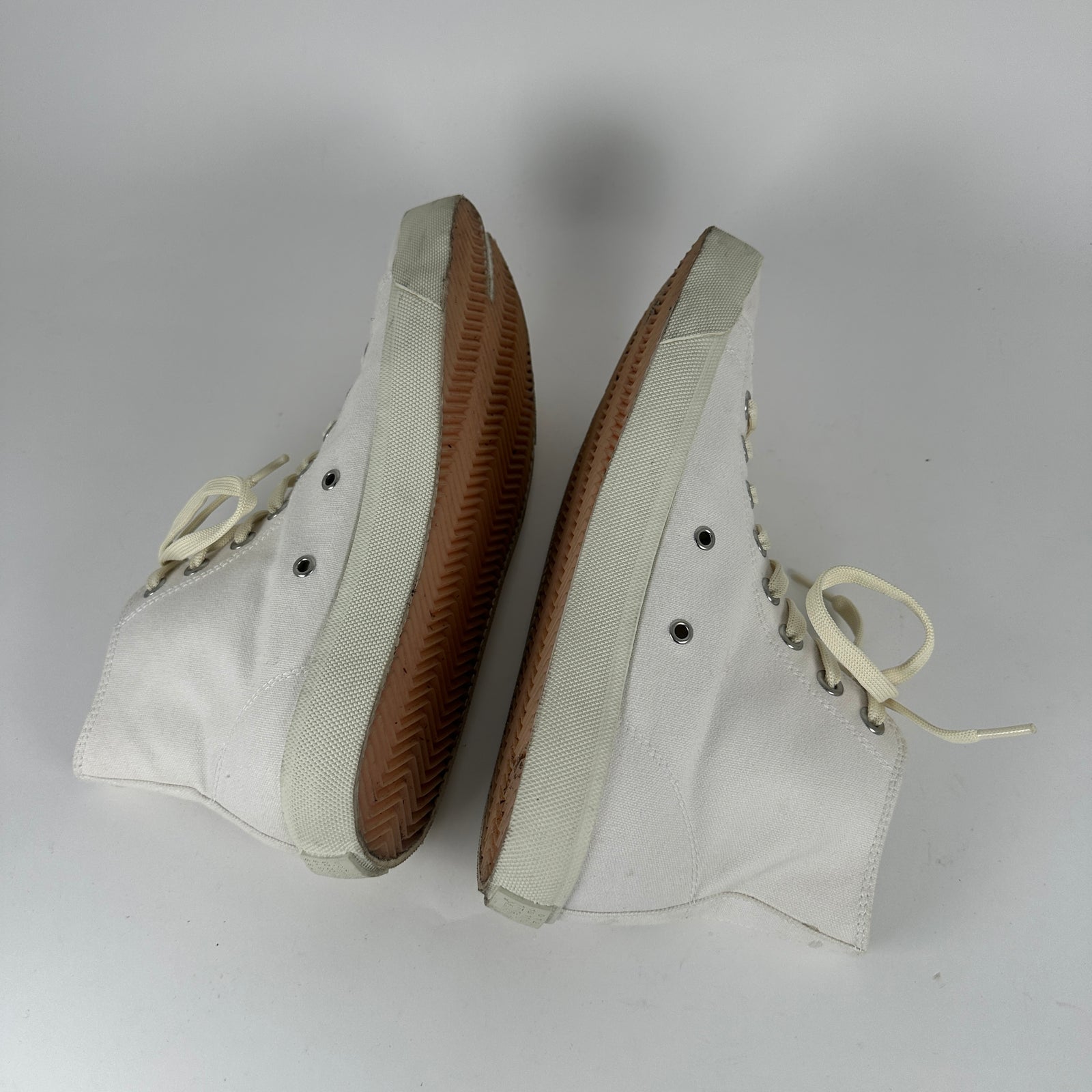 Maison Margiela White Tabi High-Tops Size 7