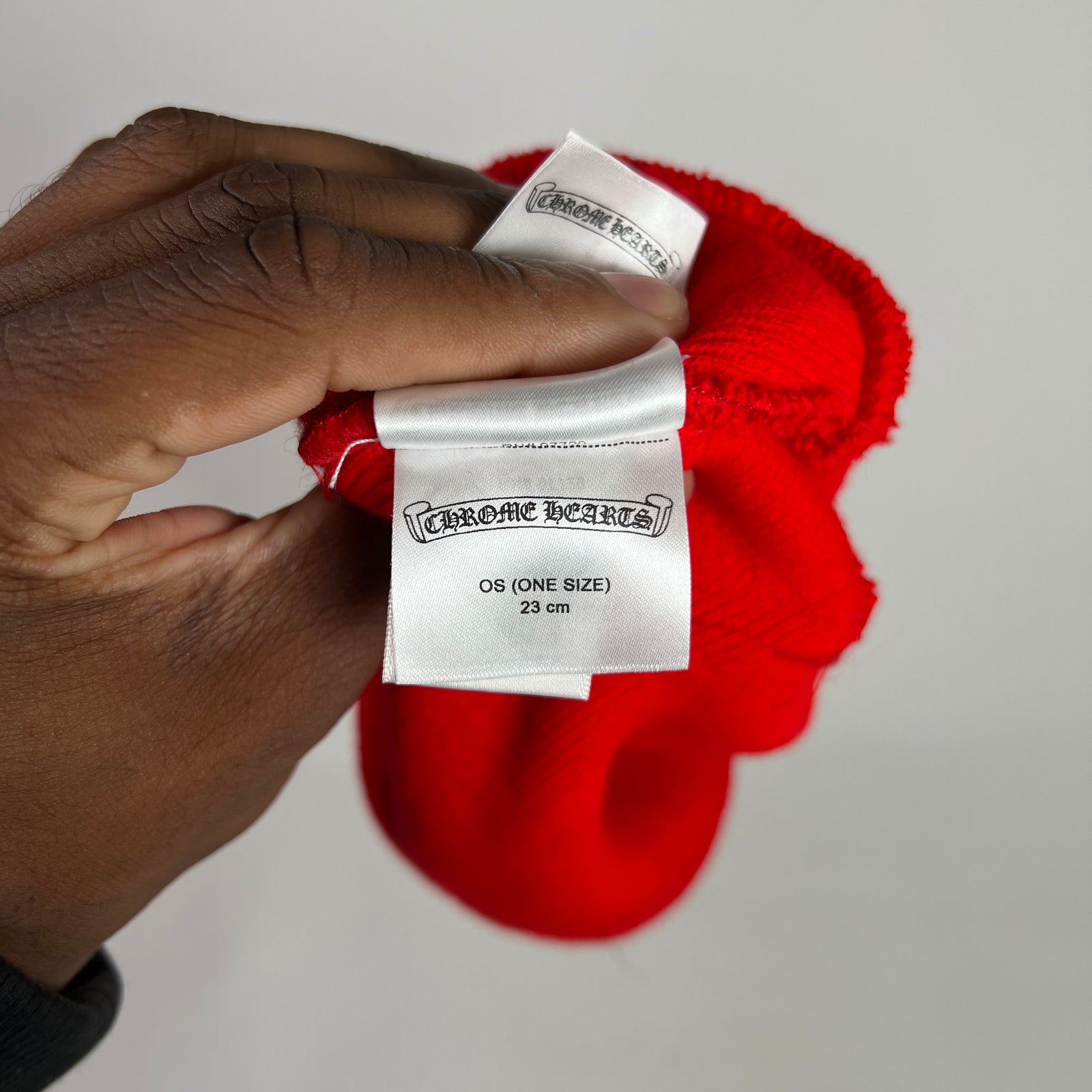 Chrome Hearts Triple Cross Embroidered Beanie