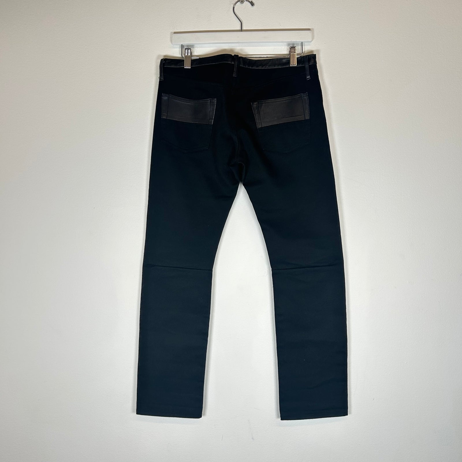 Undercover AW05 Black Cummerbund Distressed Jeans Size 2