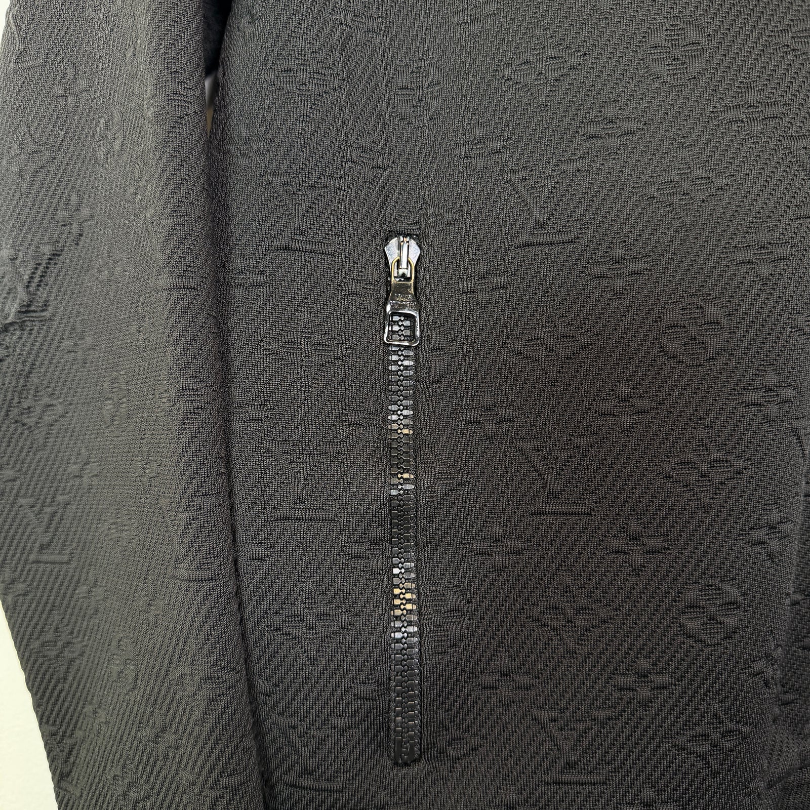 Louis Vuitton Monogram Embossed Zip-Up Jacket