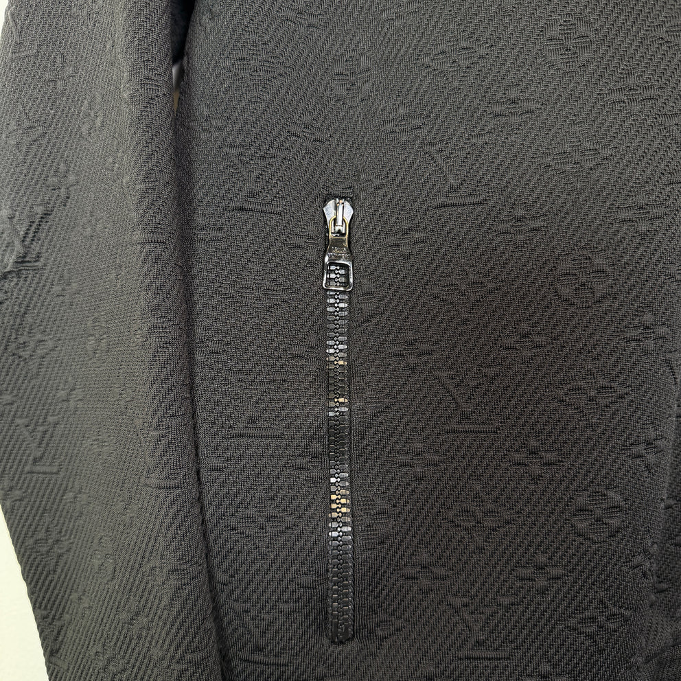 Louis Vuitton Monogram Embossed Zip-Up Jacket