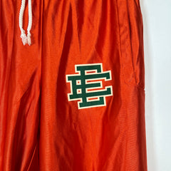 Eric Emmanuel Orange Logo Pants Size S